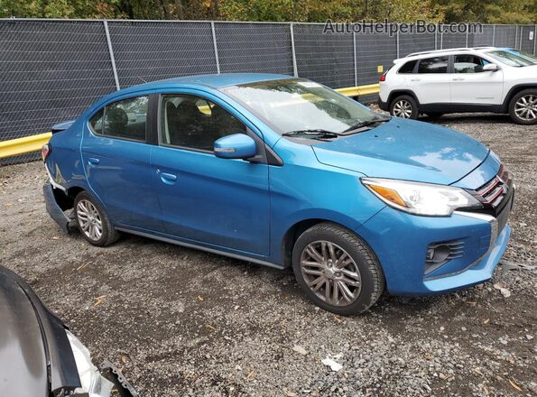 ML32FVFJ4MHF02530 2021 MITSUBISHI MIRAGE Blue Przód prawy
