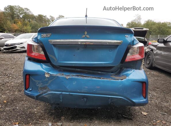 ML32FVFJ4MHF02530 2021 MITSUBISHI MIRAGE Blue Widok z tyłu