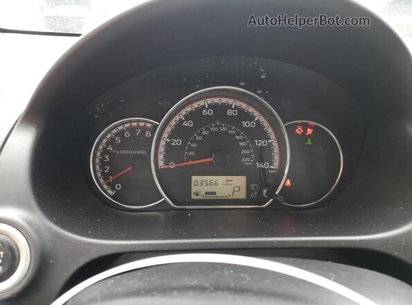 ML32FVFJ4MHF02530 2021 MITSUBISHI MIRAGE Blue Widok zestawu wskaźników