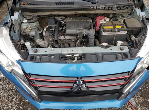 ML32FVFJ4MHF02530 2021 MITSUBISHI MIRAGE Blue Widok wnętrza z tyłu