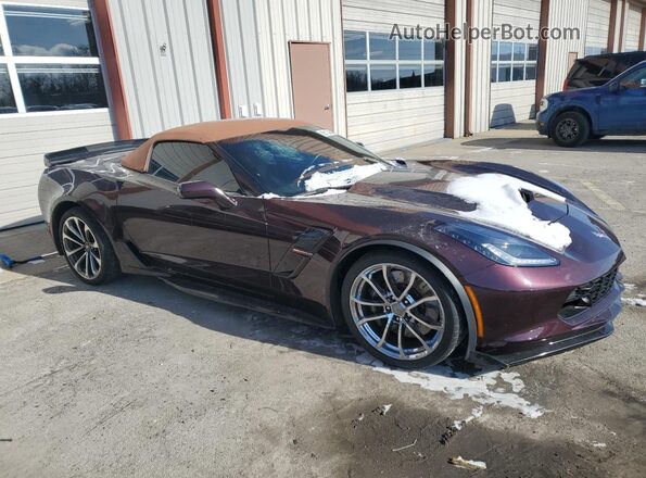 MVIN390252IND 2018 CHEVROLET CORVETTE Purple Przód prawy
