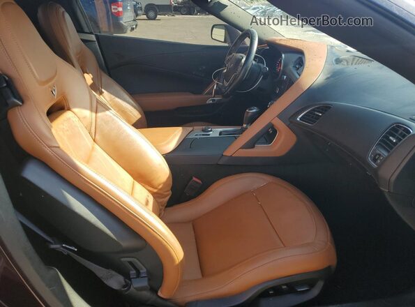 MVIN390252IND 2018 CHEVROLET CORVETTE Purple Widok tylnych siedzeń