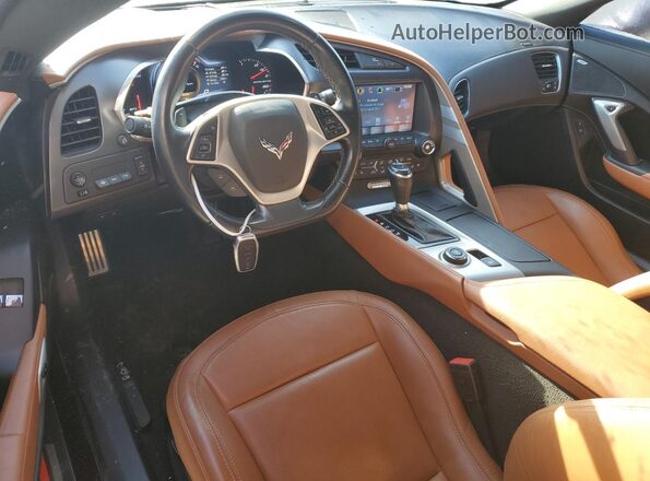 MVIN390252IND 2018 CHEVROLET CORVETTE Purple Widok deski rozdzielczej