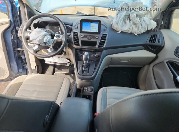 NM0GE9F23L1464165 2020 FORD TRANSIT Blue Dashboard view