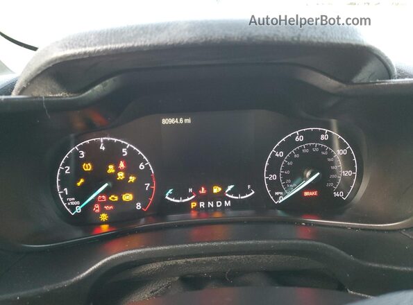 NM0GS9F28L1447287 2020 FORD TRANSIT Черный Вид щитка приборов