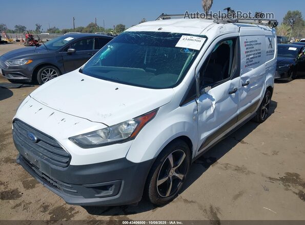 NM0LS7E22L1472531 2020 FORD TRANSIT CONNECT White Առջևի ձախ երեք քառորդ տեսարան