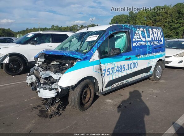 NM0LS7E26M1492184 2021 FORD TRANSIT CONNECT Синий Передняя левая четверть