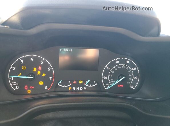 NM0LS7E27L1473822 2020 FORD TRANSIT White Вид щитка приладів