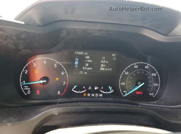 NM0LS7F27L1473205 2020 FORD TRANSIT White Widok zestawu wskaźników