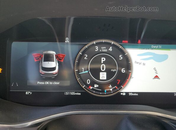 SADCJ2EX1MA673203 2021 JAGUAR F-PACE Black Սարքավորումների վահանակի տեսք