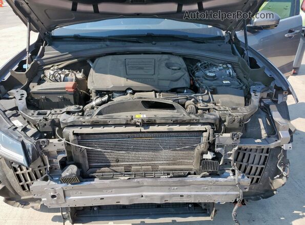 SADCJ2EX2MA665014 2021 JAGUAR F-PACE Gray Engine compartment view