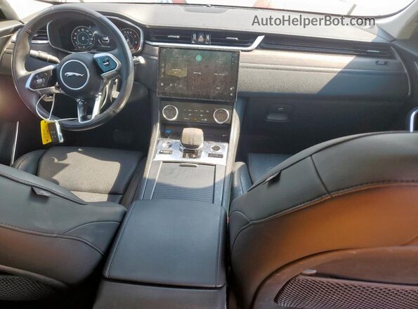 SADCJ2EX2MA665014 2021 JAGUAR F-PACE Gray Dashboard view