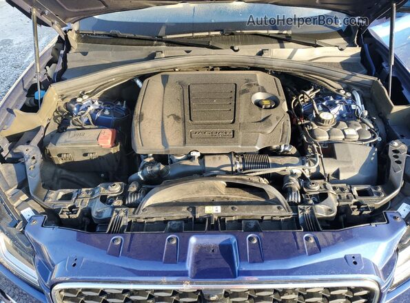 SADCJ2EX2MA665238 2021 JAGUAR F-PACE Blue Вид підкапотного простору