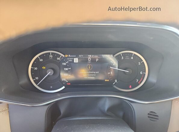 SADCJ2EX2PA715897 2023 JAGUAR F-PACE Silver ხელსაწყოთა პანელის ხედი