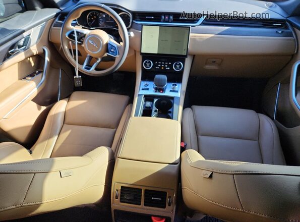 SADCJ2EX2PA715897 2023 JAGUAR F-PACE Silver წინა პანელის ხედი