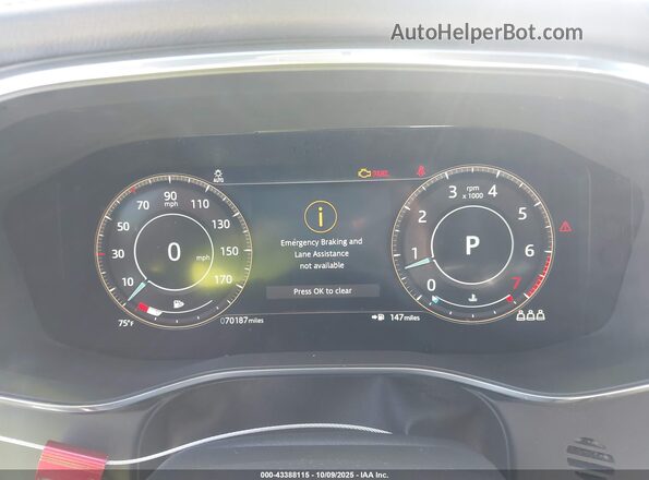 SADCJ2EX5MA687573 2021 JAGUAR F-PACE White Вид задніх сидінь