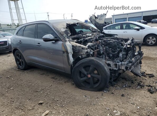 SADCJ2EX7MA664456 2021 JAGUAR F-PACE Gray Передня права чверть