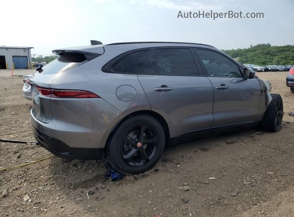 SADCJ2EX7MA664456 2021 JAGUAR F-PACE Gray Задня права чверть