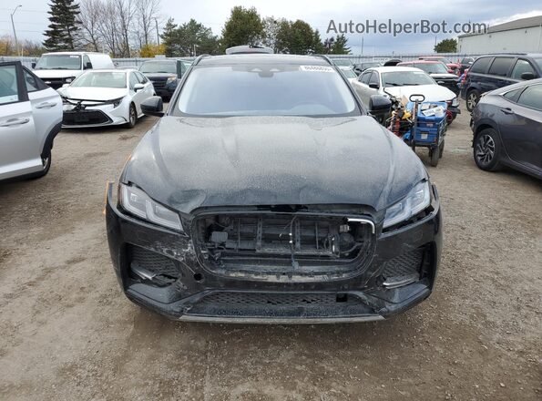 SADCJ2EX7MA678132 2021 JAGUAR F-PACE Black წინა ხედი