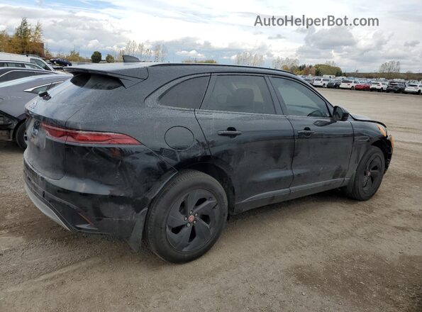SADCJ2EX7MA678132 2021 JAGUAR F-PACE Black უკანა მარჯვენა