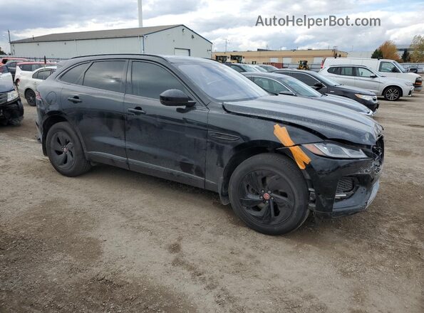 SADCJ2EX7MA678132 2021 JAGUAR F-PACE Black წინა მარჯვენა