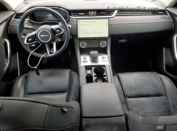 SADCJ2EX7MA678132 2021 JAGUAR F-PACE Black წინა პანელის ხედი