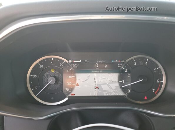 SADCJ2EX8PA715693 2023 JAGUAR F-PACE Серый Вид щитка приборов