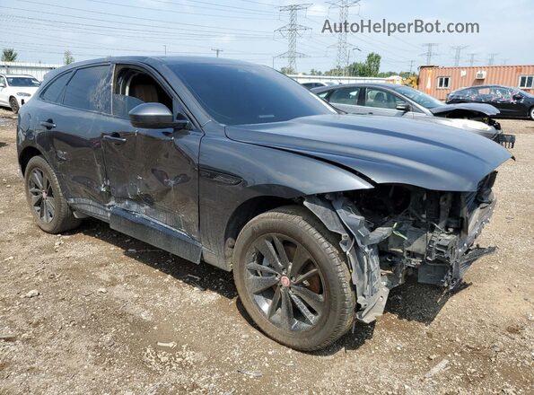 SADCJ2EX9NA693099 2022 JAGUAR F-PACE Gray Przód prawy