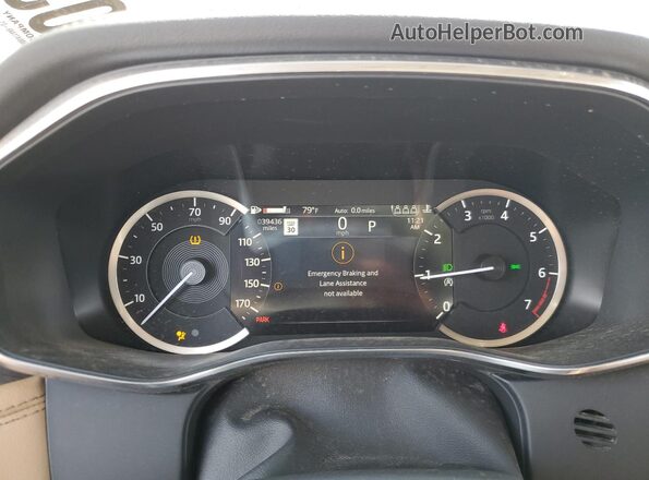 SADCJ2EX9NA693099 2022 JAGUAR F-PACE Gray Widok zestawu wskaźników