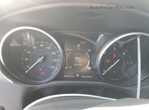 SADCJ2FN6JA260721 2018 JAGUAR F-PACE White Widok zestawu wskaźników