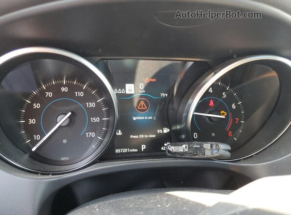 SADCJ2FX1LA630316 2020 JAGUAR F-PACE Black Սարքավորումների վահանակի տեսք