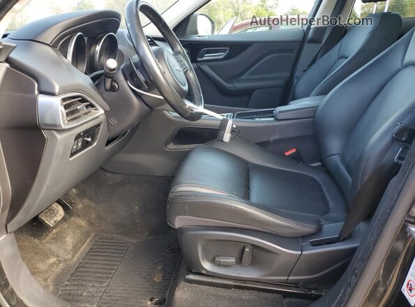 SADCJ2FX2JA264816 2018 JAGUAR F-PACE Black წინა სალონის ხედი