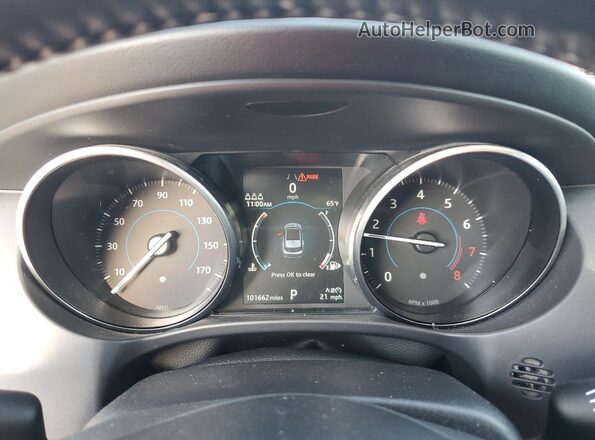 SADCJ2FX2JA264816 2018 JAGUAR F-PACE Black ხელსაწყოთა პანელის ხედი