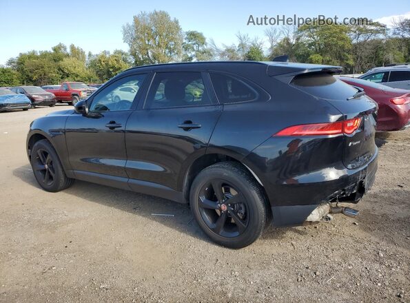 SADCJ2FX2JA264816 2018 JAGUAR F-PACE Black უკანა მარცხენა