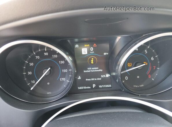 SADCJ2FX8KA393323 2019 JAGUAR F-PACE Black Instrument cluster view