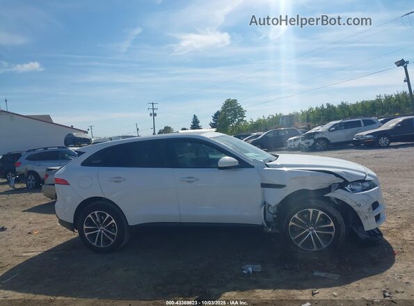 SADCJ2GX1JA283310 2018 JAGUAR F-PACE White უკანა სალონის ხედი