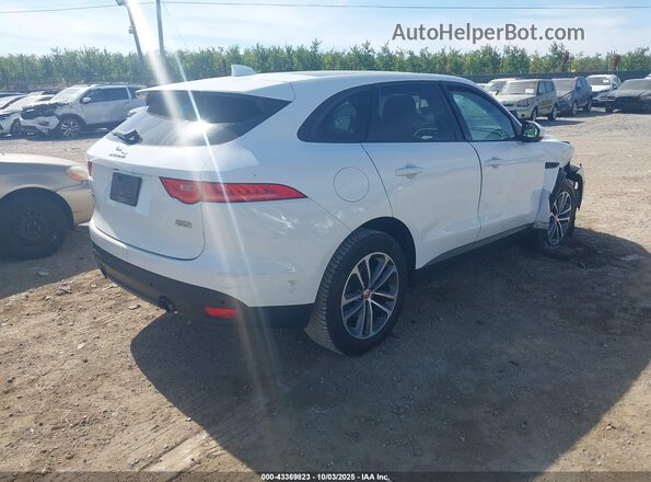 SADCJ2GX1JA283310 2018 JAGUAR F-PACE White უკანა მარჯვენა