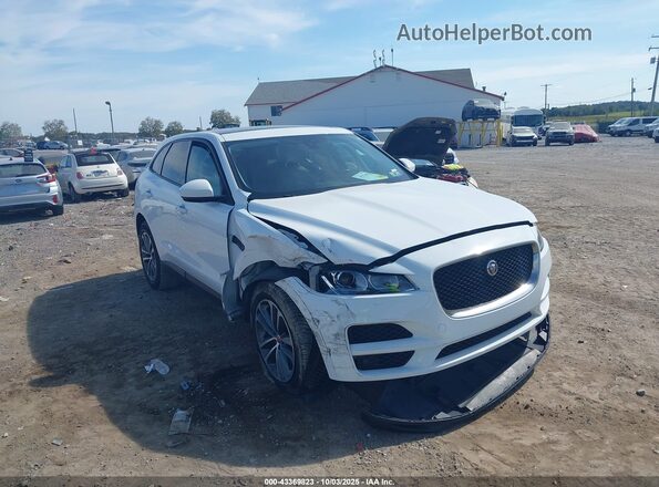 SADCJ2GX1JA283310 2018 JAGUAR F-PACE White წინა ხედი