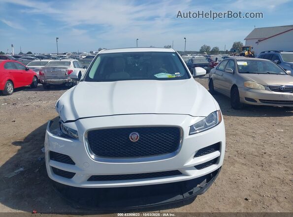 SADCJ2GX1JA283310 2018 JAGUAR F-PACE White ხელსაწყოთა პანელის ხედი