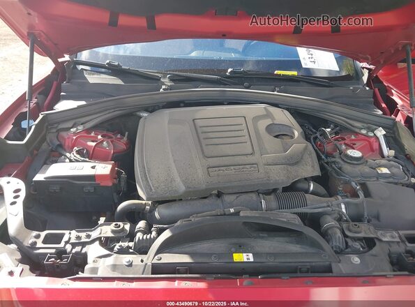 SADCJ2GX7KA367844 2019 JAGUAR F-PACE Red Widok z tyłu