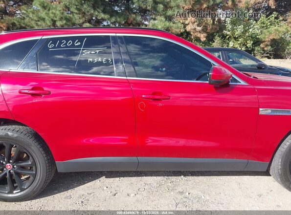 SADCJ2GX7KA367844 2019 JAGUAR F-PACE Red Widok wnętrza 360 stopni