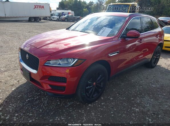 SADCJ2GX7KA367844 2019 JAGUAR F-PACE Red Przód lewy