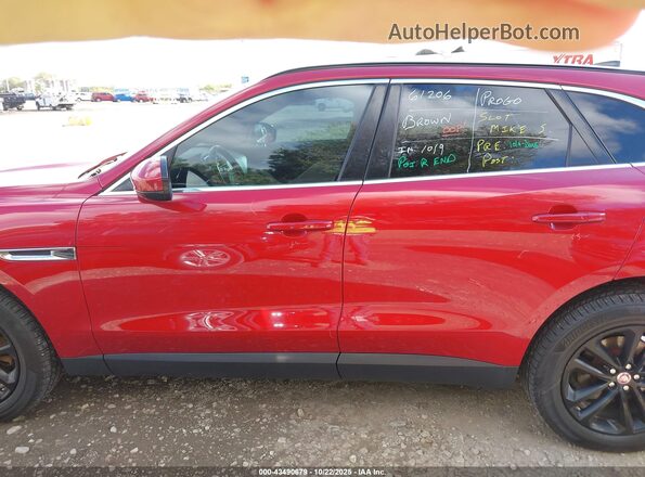 SADCJ2GX7KA367844 2019 JAGUAR F-PACE Red 