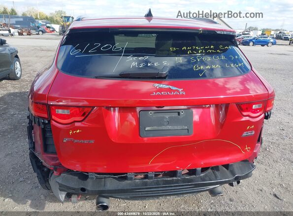 SADCJ2GX7KA367844 2019 JAGUAR F-PACE Red 