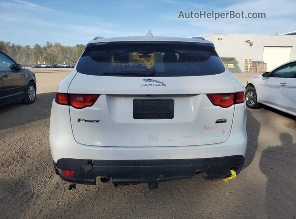 SADCK2FX6KA614964 2019 JAGUAR F-PACE White Rear view
