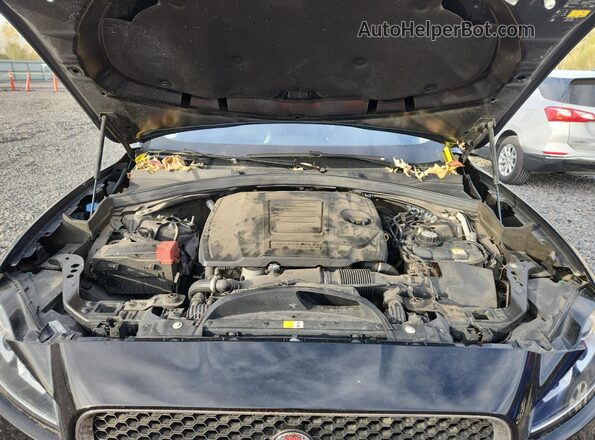 SADCK2GX3LA640471 2020 JAGUAR F-PACE Black ძრავის განყოფილების ხედი