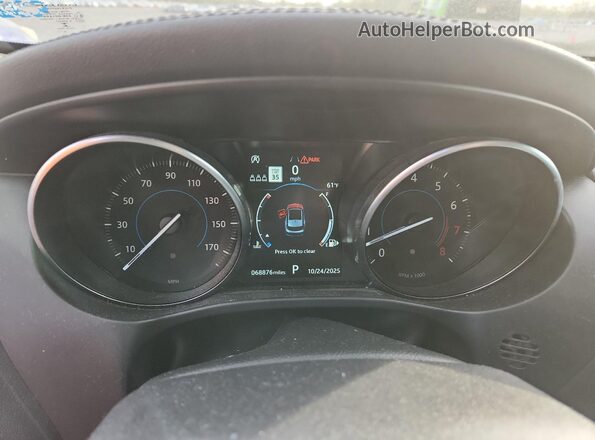 SADCK2GX3LA640471 2020 JAGUAR F-PACE Black ხელსაწყოთა პანელის ხედი