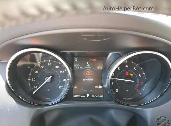 SADCK2GX8LA640675 2020 JAGUAR F-PACE Black Вид щитка приладів