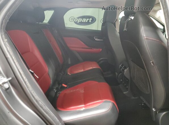 SADCL2BN2HA490363 2017 JAGUAR F-PACE Black Widok wnętrza z tyłu