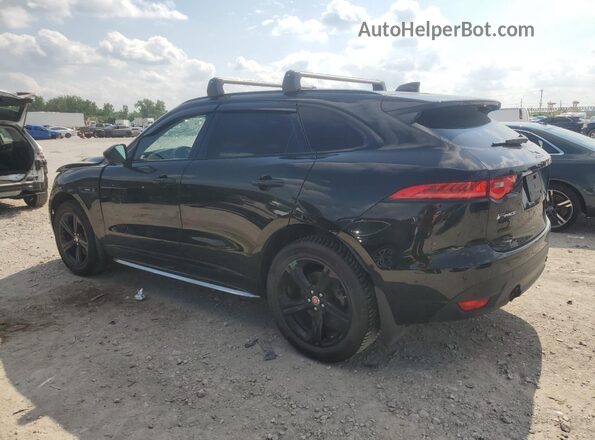 SADCL2GX5KA359235 2019 JAGUAR F-PACE Black Tył lewy